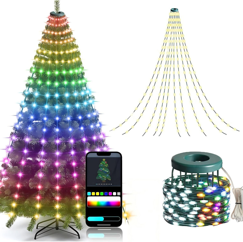 Programmable Remote Control Christmas Tree LED Lights