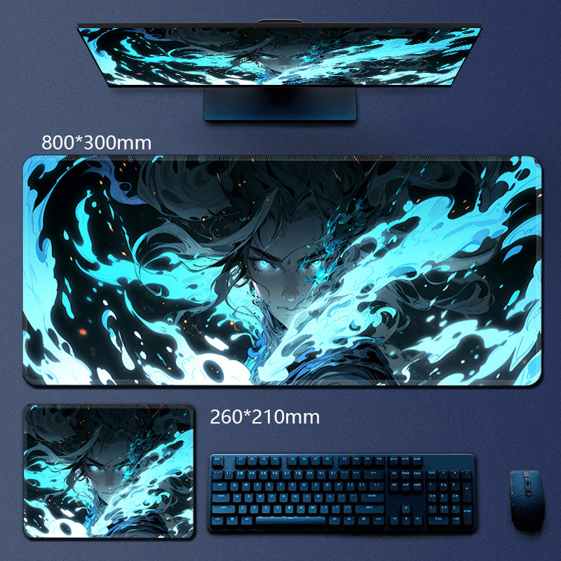 Custom Gaming Mouse Pad with Anime Pattern Desk Mat
