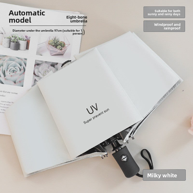 Automatic 24-hour umbrella for rain and sunshine