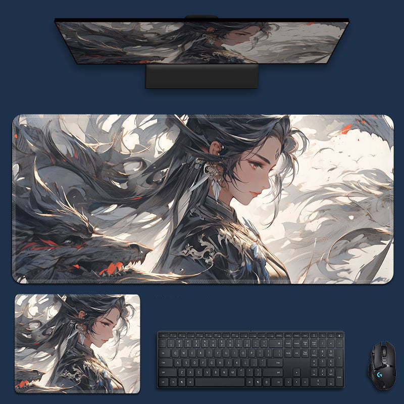 Custom Gaming Mouse Pad with Anime Pattern Desk Mat