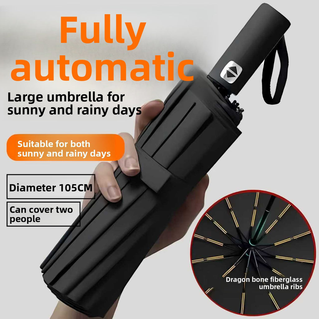 Automatic 24-hour umbrella for rain and sunshine