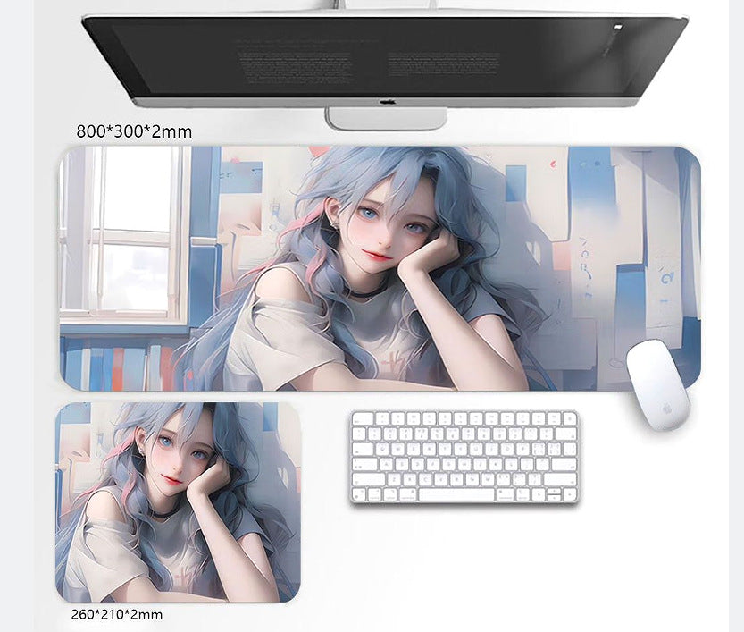 Custom Gaming Mouse Pad with Anime Pattern Desk Mat