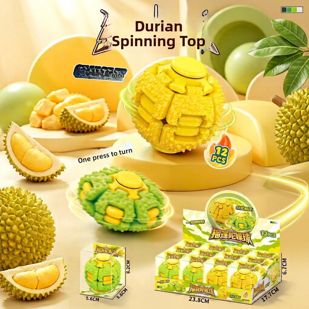 Press and Spin Stress Relief Ball Finger Gyro Educational Toy
