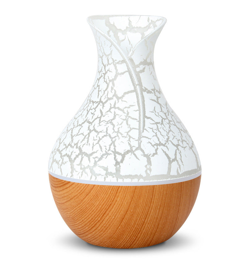 Wood grain vase humidifier