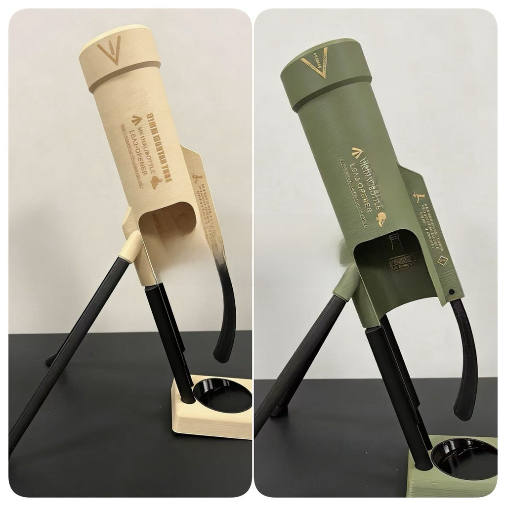 Hands-Free Mortar Style Beer Bottle Opener