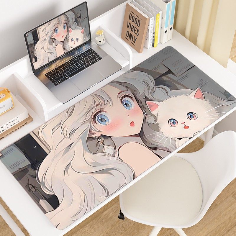 Custom Gaming Mouse Pad with Anime Pattern Desk Mat