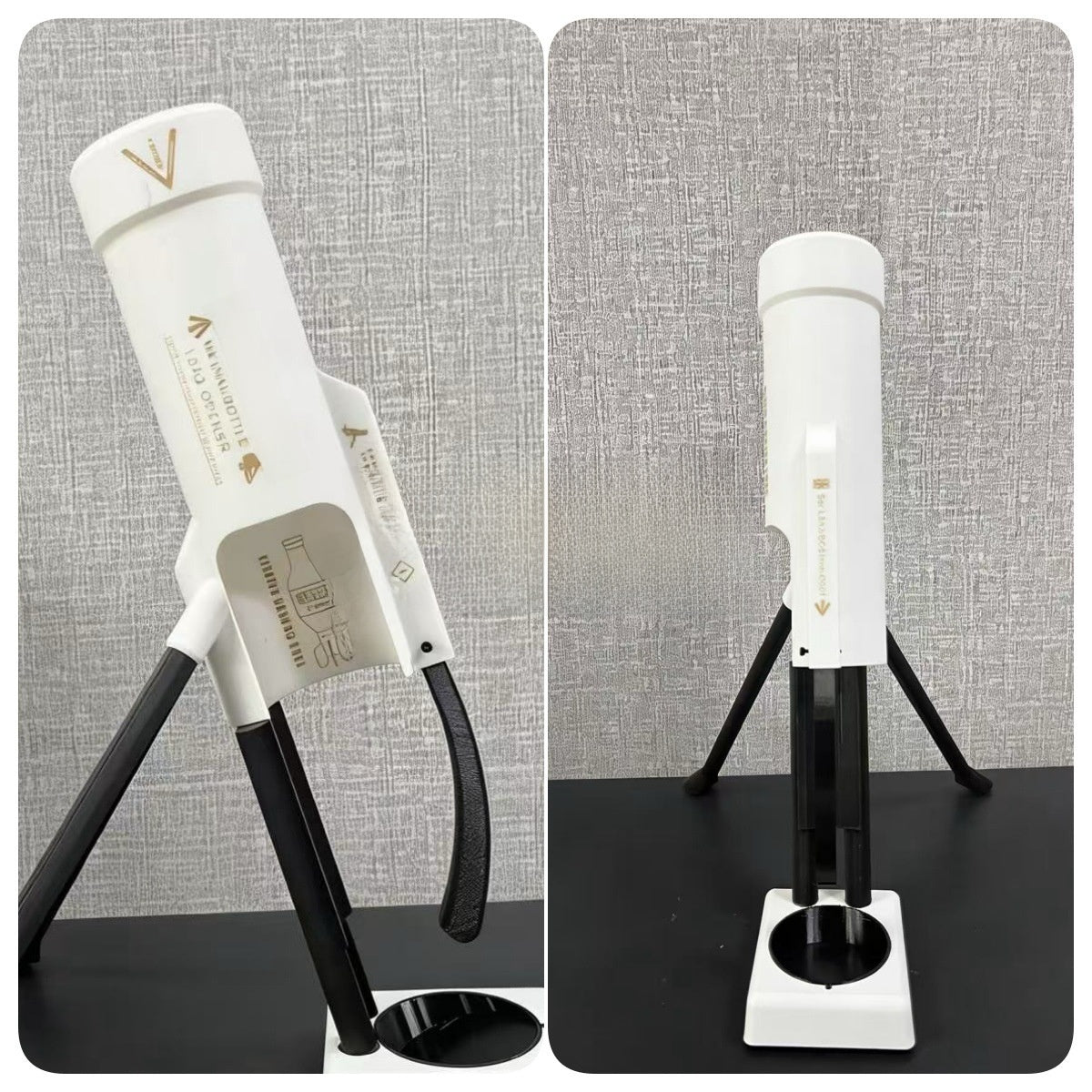 Hands-Free Mortar Style Beer Bottle Opener