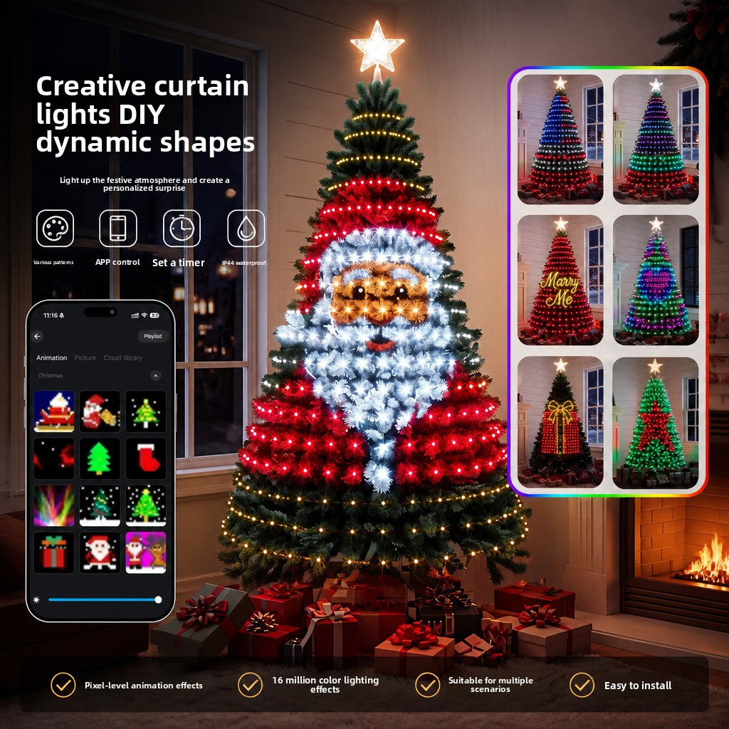 Programmable Remote Control Christmas Tree LED Lights