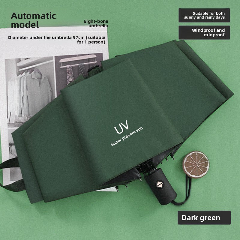 Automatic 24-hour umbrella for rain and sunshine