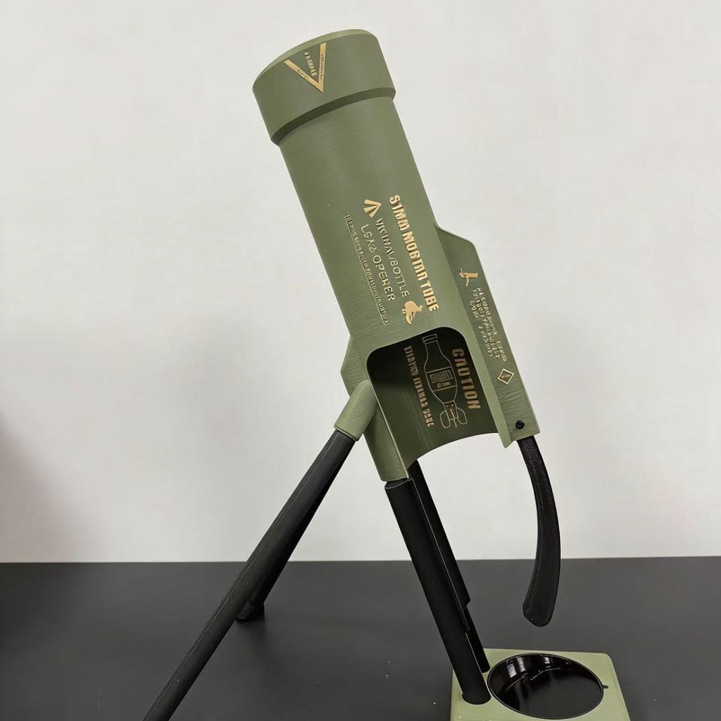 Hands-Free Mortar Style Beer Bottle Opener