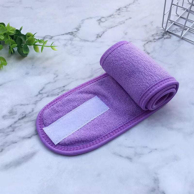 Adjustable Velcro Headband for Sports and Skincare