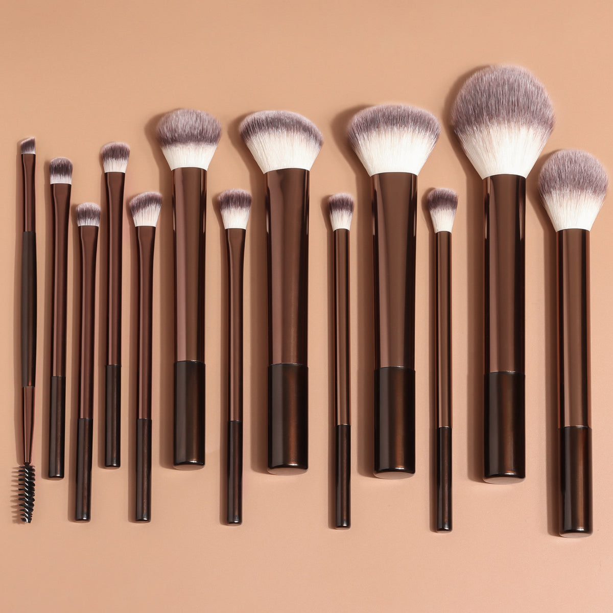 13-Piece Makeup Brush Set with Storage Bag