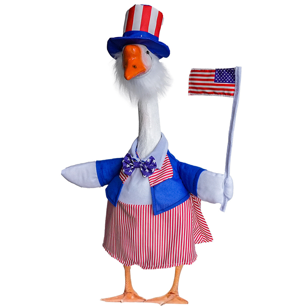 Patriotic Porch Goose Decoration