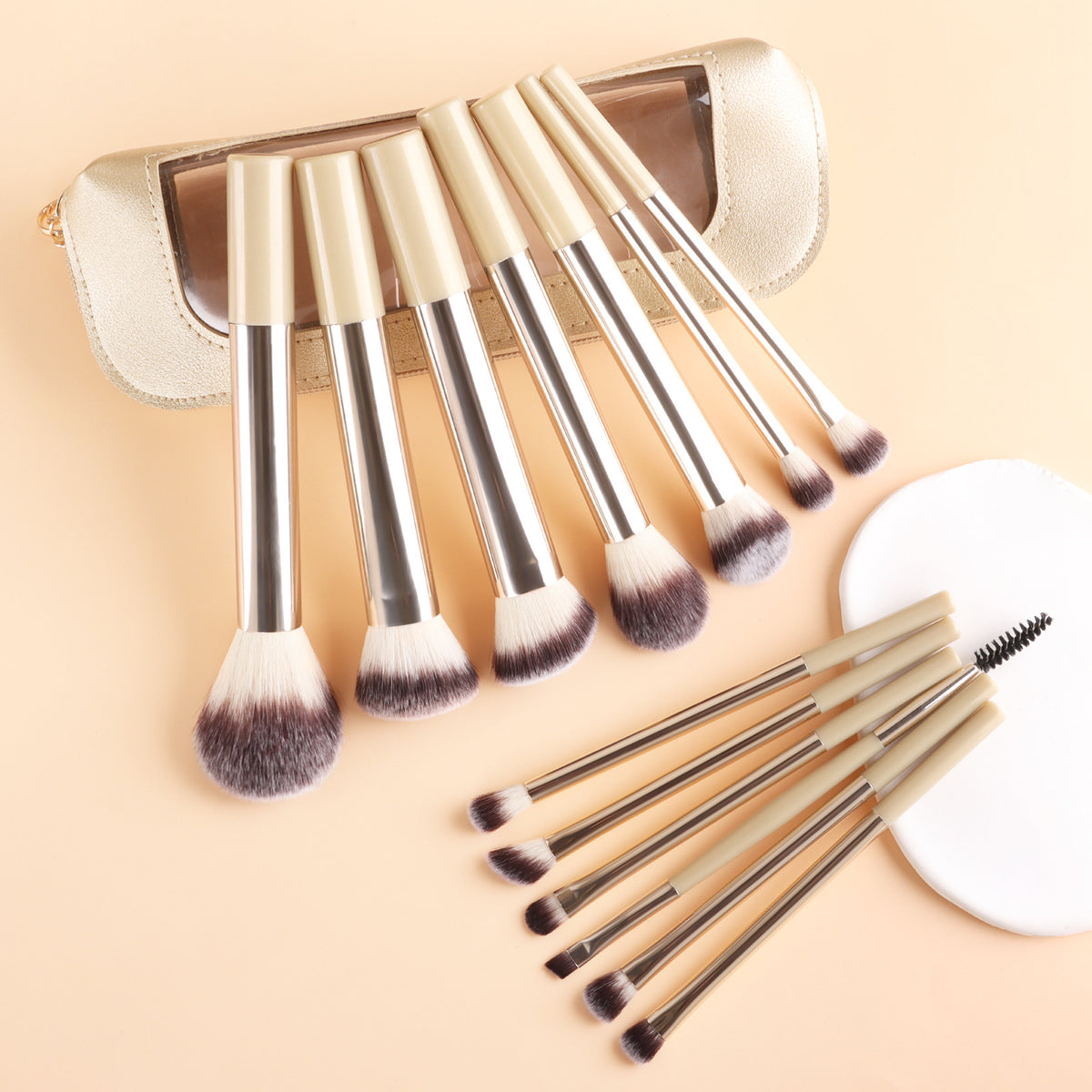 13-Piece Makeup Brush Set with Storage Bag