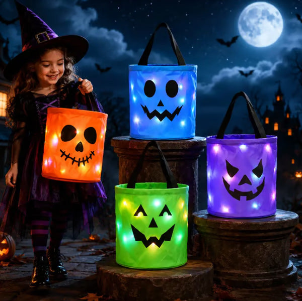 Reusable Halloween LED Candy Bucket