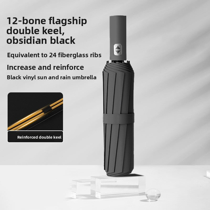 Automatic 24-hour umbrella for rain and sunshine