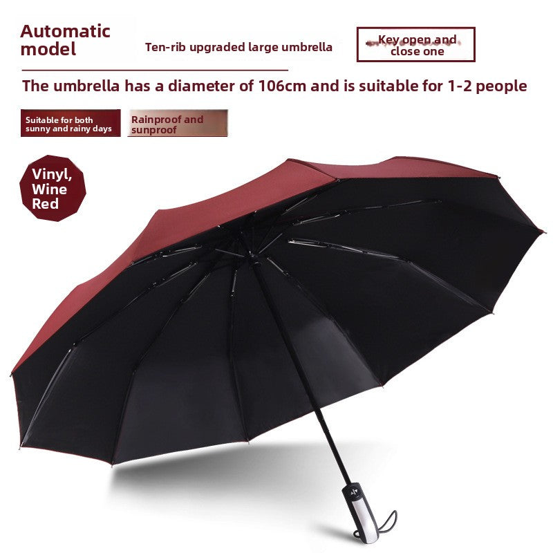 Automatic 24-hour umbrella for rain and sunshine