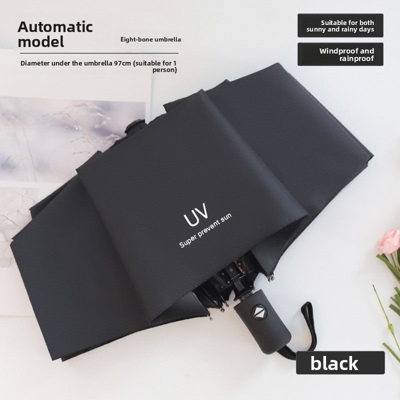 Automatic 24-hour umbrella for rain and sunshine